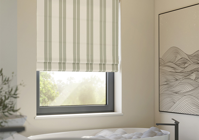 The British Stripe Co. Edward, Polzeath No.1 - Twist&Fit Roman Blind - Image 5
